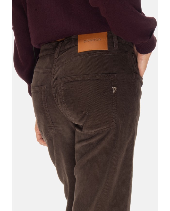 DONDUP Pantaloni donna Jacklyn gioiello marrone