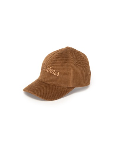 BARBOUR Cappello velluto marrone