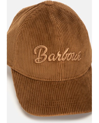 BARBOUR Cappello velluto marrone