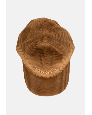 BARBOUR Cappello velluto marrone