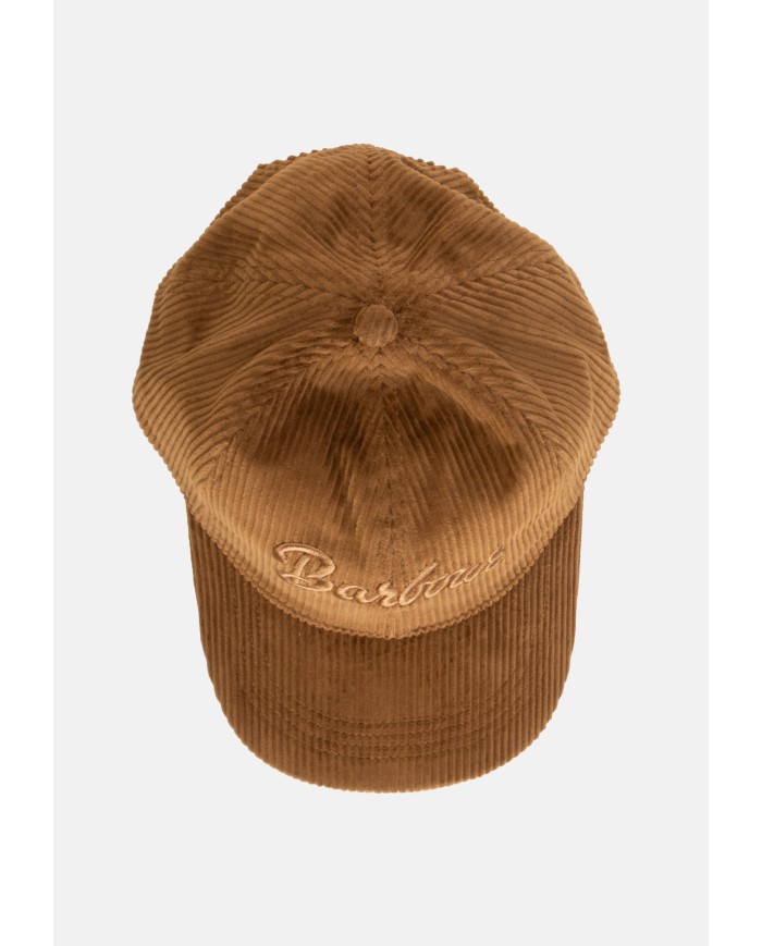BARBOUR Cappello velluto marrone