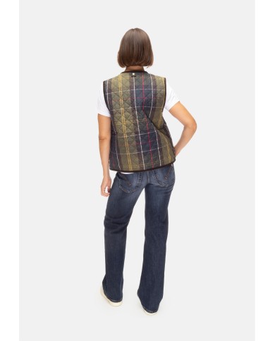BARBOUR Gilet donna Julia quilted tartan