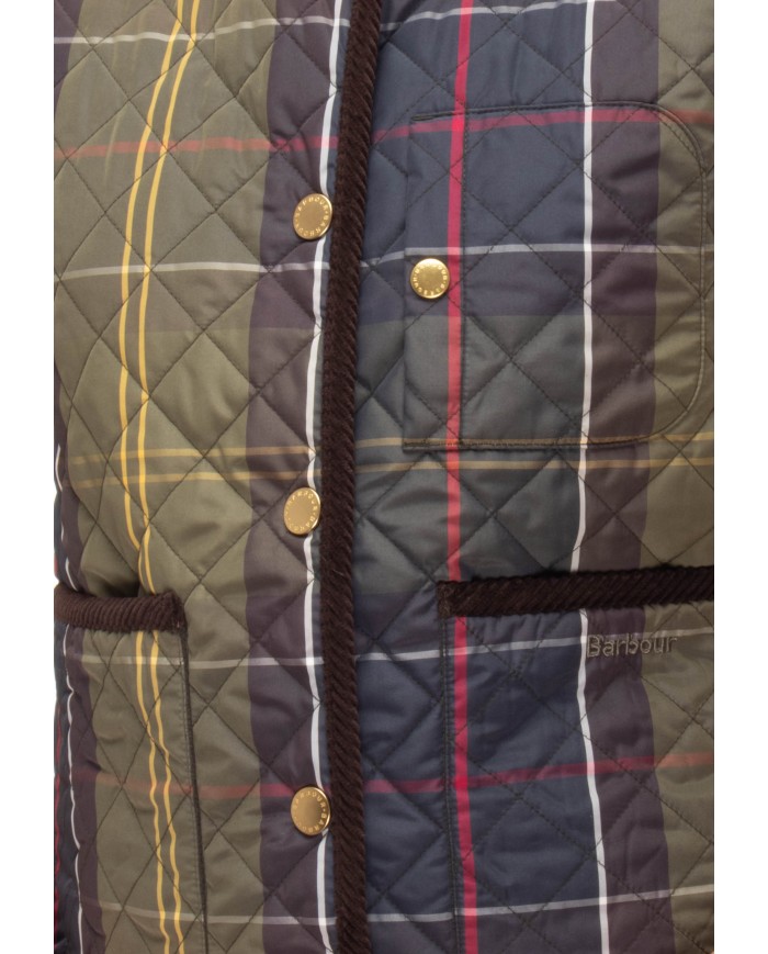 BARBOUR Gilet donna Julia quilted tartan