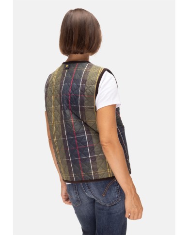 BARBOUR Gilet donna Julia quilted tartan