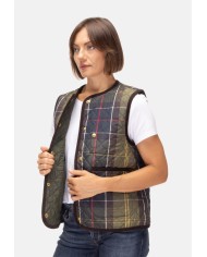 BARBOUR Gilet donna Julia quilted tartan
