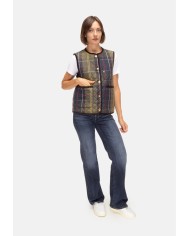 BARBOUR Gilet donna Julia quilted tartan