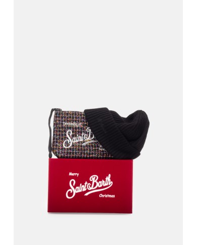 MC2 St. Barth Box Pochette e cappello blu