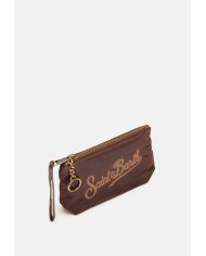 MC2 St. Barth Pochette mini animalier marrone nera
