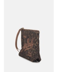 MC2 St. Barth Pochette donna animalier marrone nera
