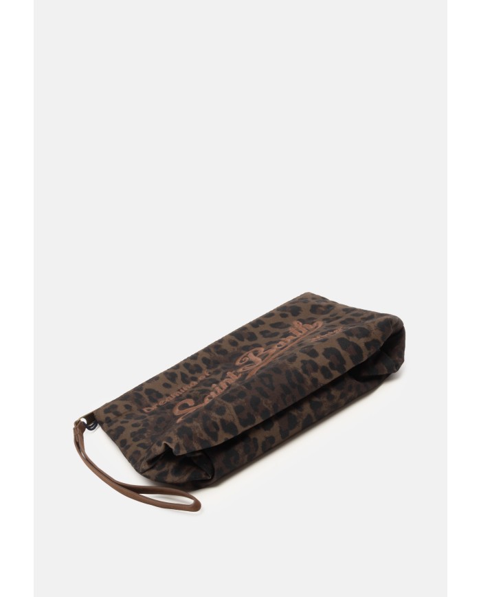 MC2 St. Barth Pochette donna animalier marrone nera