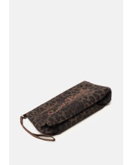 MC2 St. Barth Pochette donna animalier marrone nera