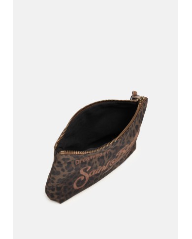 MC2 St. Barth Pochette donna animalier marrone nera