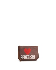 MC2 St. Barth Pochette donna marrone rossa