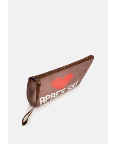 MC2 St. Barth Pochette donna marrone rossa