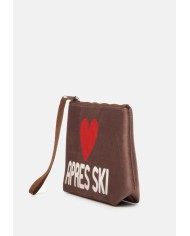 MC2 St. Barth Pochette donna marrone rossa