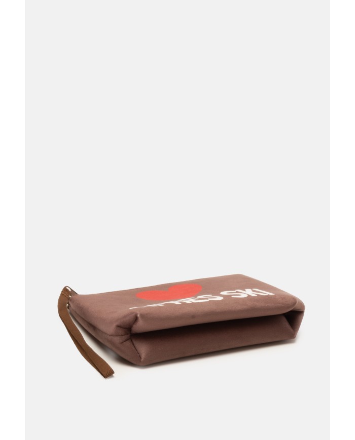 MC2 St. Barth Pochette donna marrone rossa
