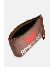 MC2 St. Barth Pochette donna marrone rossa