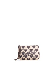 MC2 St. Barth Pochette donna cuori nera beige