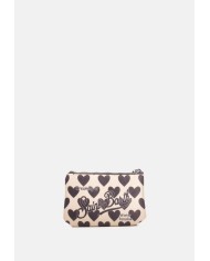 MC2 St. Barth Pochette donna cuori nera beige
