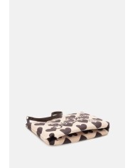 MC2 St. Barth Pochette donna cuori nera beige