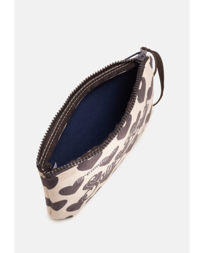 MC2 St. Barth Pochette donna cuori nera beige