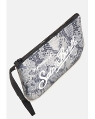 MC2 St. Barth Pochette donna pitonata griga nera