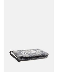 MC2 St. Barth Pochette donna pitonata griga nera
