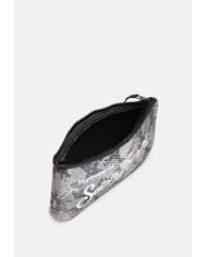 MC2 St. Barth Pochette donna pitonata griga nera