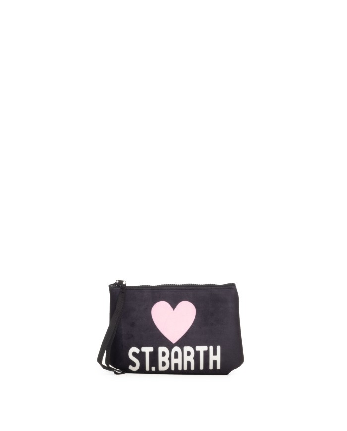 MC2 St. Barth Pochette donna nera rosa