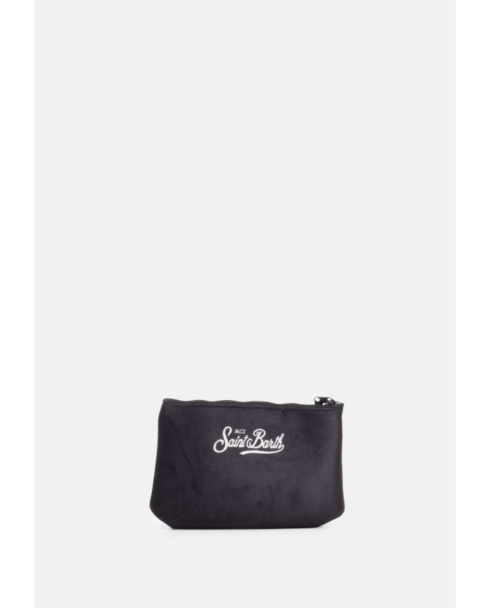 MC2 St. Barth Pochette donna nera rosa