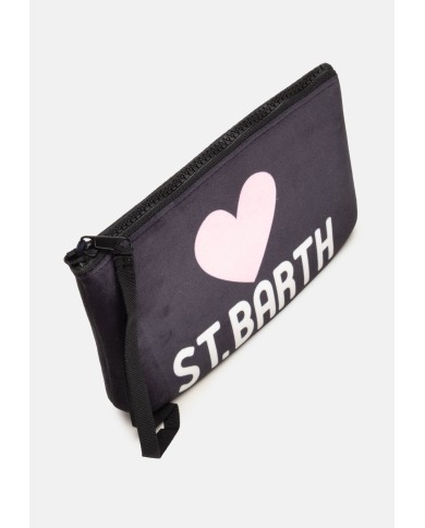MC2 St. Barth Pochette donna nera rosa