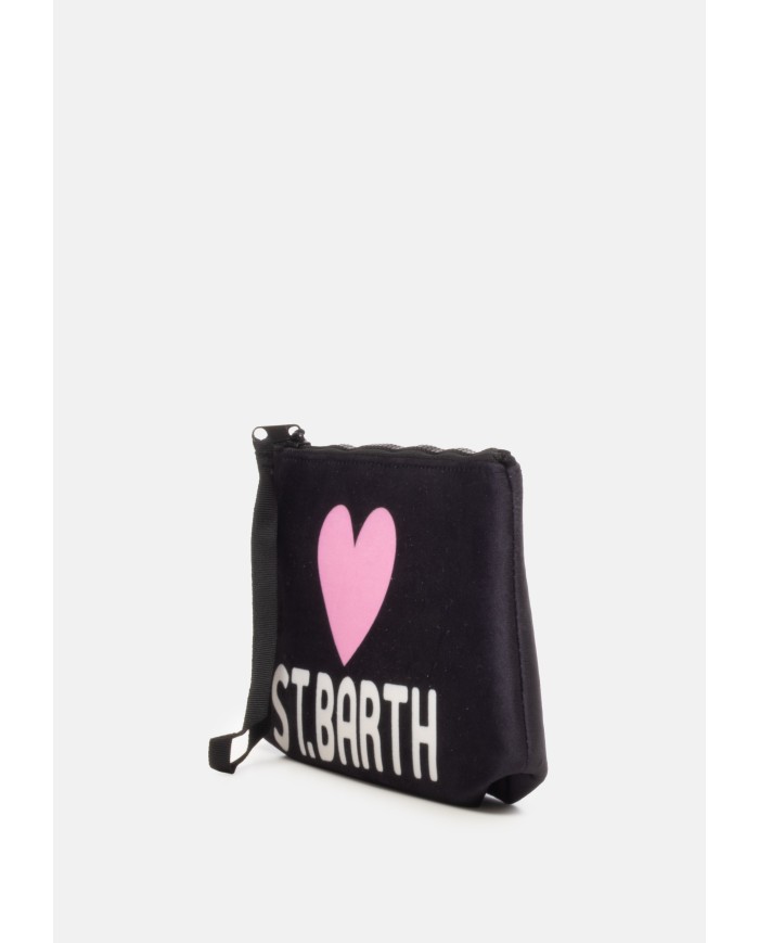 MC2 St. Barth Pochette donna nera rosa