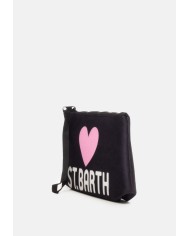 MC2 St. Barth Pochette donna nera rosa