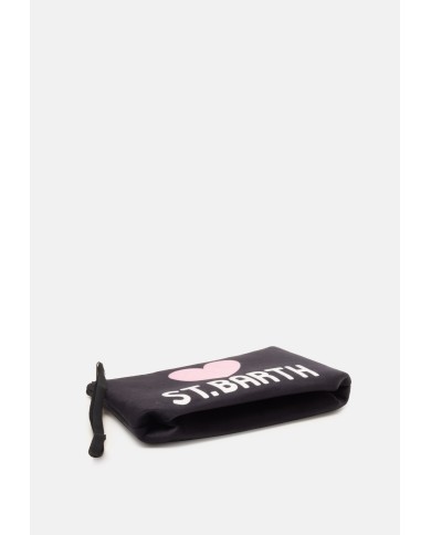 MC2 St. Barth Pochette donna nera rosa