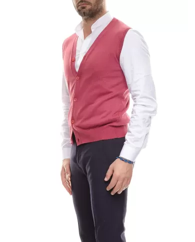 Andriani CRUCIANI Gilet in cotone Rosso CU3567.2382EF