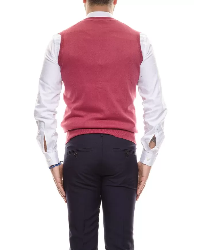 Andriani CRUCIANI Gilet in cotone Rosso CU3567.2382EF