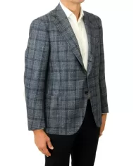 Andriani ATTOLINI Giacca Uomo GUX35/2 A18MA07 B24 Grigio/blu GUX35/2. A18MA07 B24