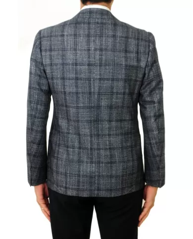 Andriani ATTOLINI Giacca Uomo GUX35/2 A18MA07 B24 Grigio/blu GUX35/2. A18MA07 B24