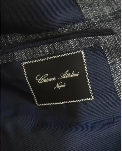 Andriani ATTOLINI Giacca Uomo GUX35/2 A18MA07 B24 Grigio/blu GUX35/2. A18MA07 B24